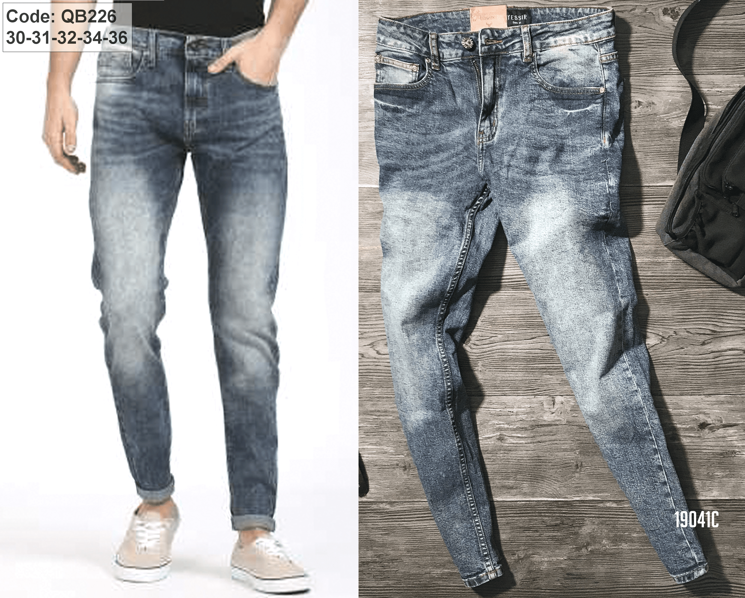Quần jean nam cao cấp VNXK 19041 Quần jean nam cao cấp VNXK 19041