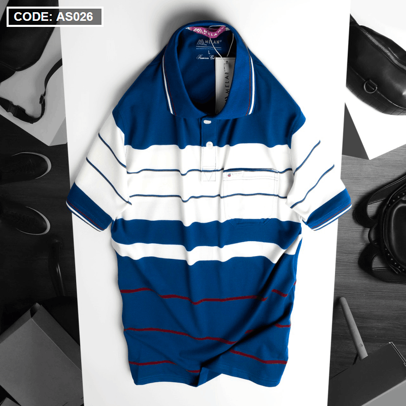 Áo Thun Sọc Polo Nam Có Túi Cao Cấp