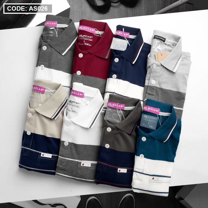 Áo Thun Sọc Polo Nam Có Túi Cao Cấp
