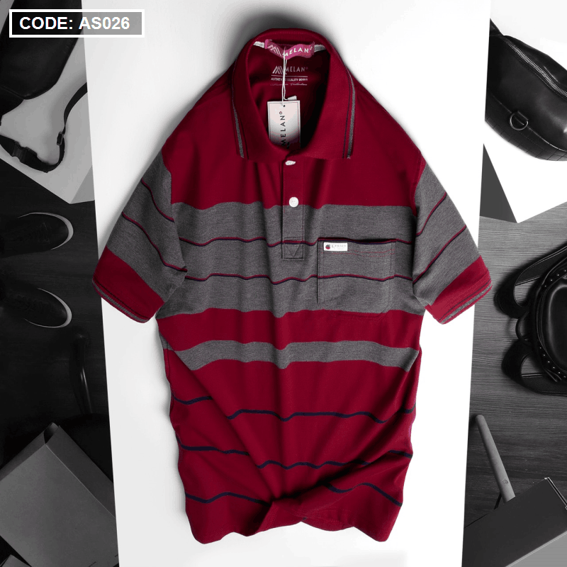 Áo Thun Sọc Polo Nam Có Túi Cao Cấp