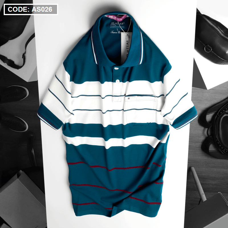 Áo Thun Sọc Polo Nam Có Túi Cao Cấp