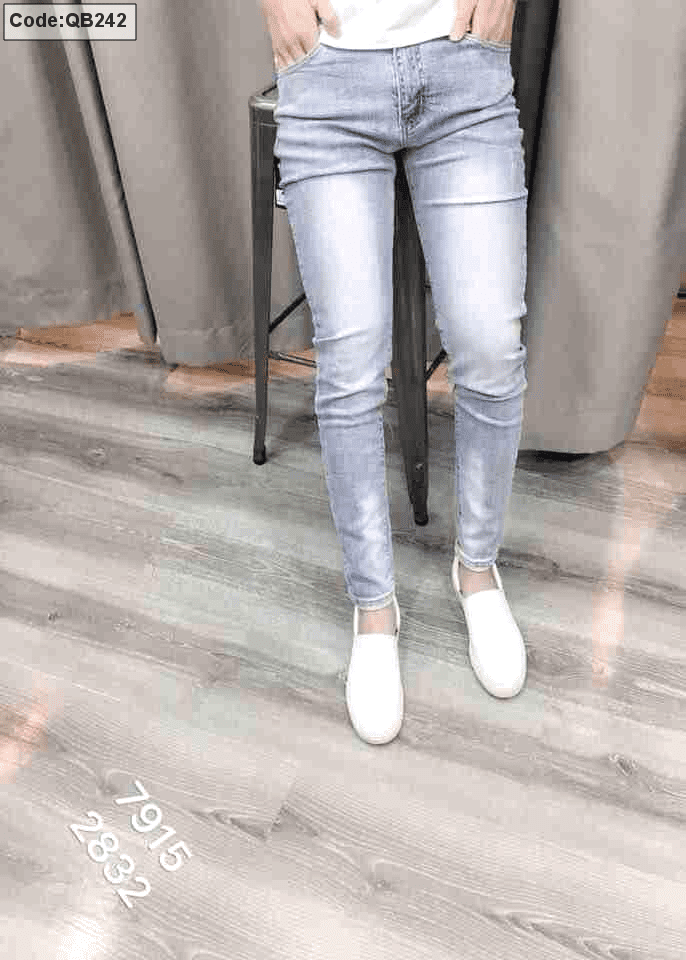 Quần jean nam màu xanh nhạt 2832 Quần jean nam màu xanh nhạt 2832