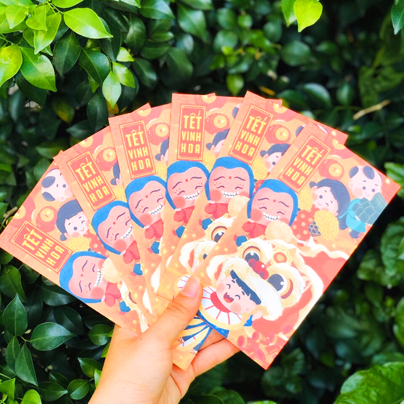 Sỉ bao lì xì giá rẻ - Combo 50 bao - 65 mẫu độc đáo nhất 2020