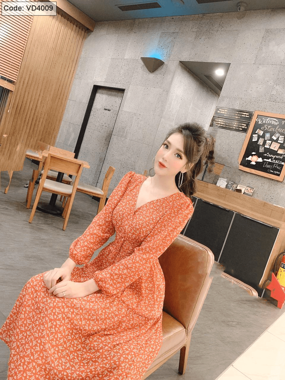 Đầm Nữ Dự Tiệc Váy Ren Xinh Cho Nữ Tay Dài- Thời Trang Maxxi - Đầm dáng xòe  | ThờiTrangNữ.vn