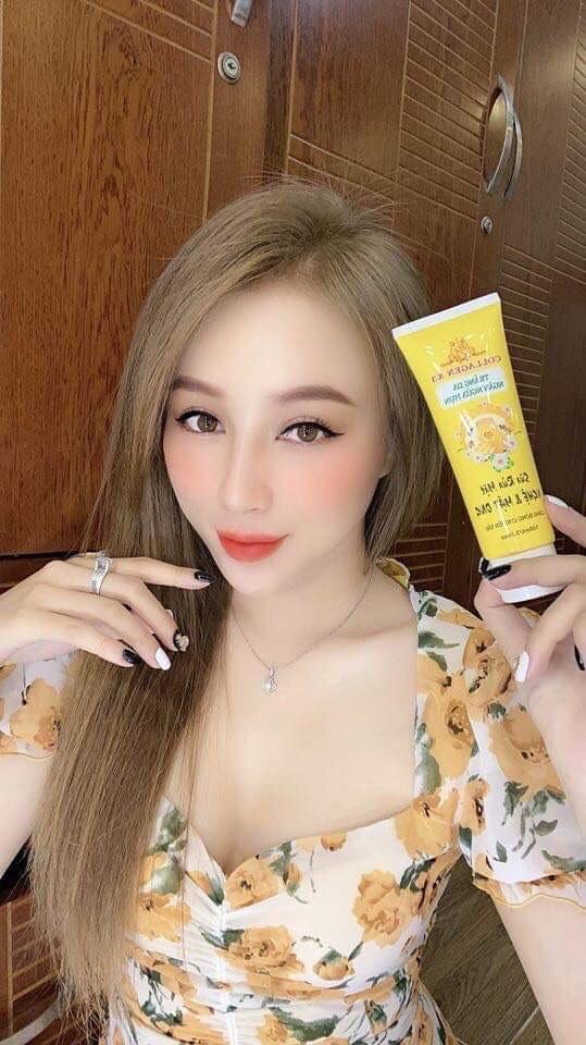 Lấy sỉ sữa rửa mặt tinh chất nghệ mật ong Collagen X3 Đông Anh