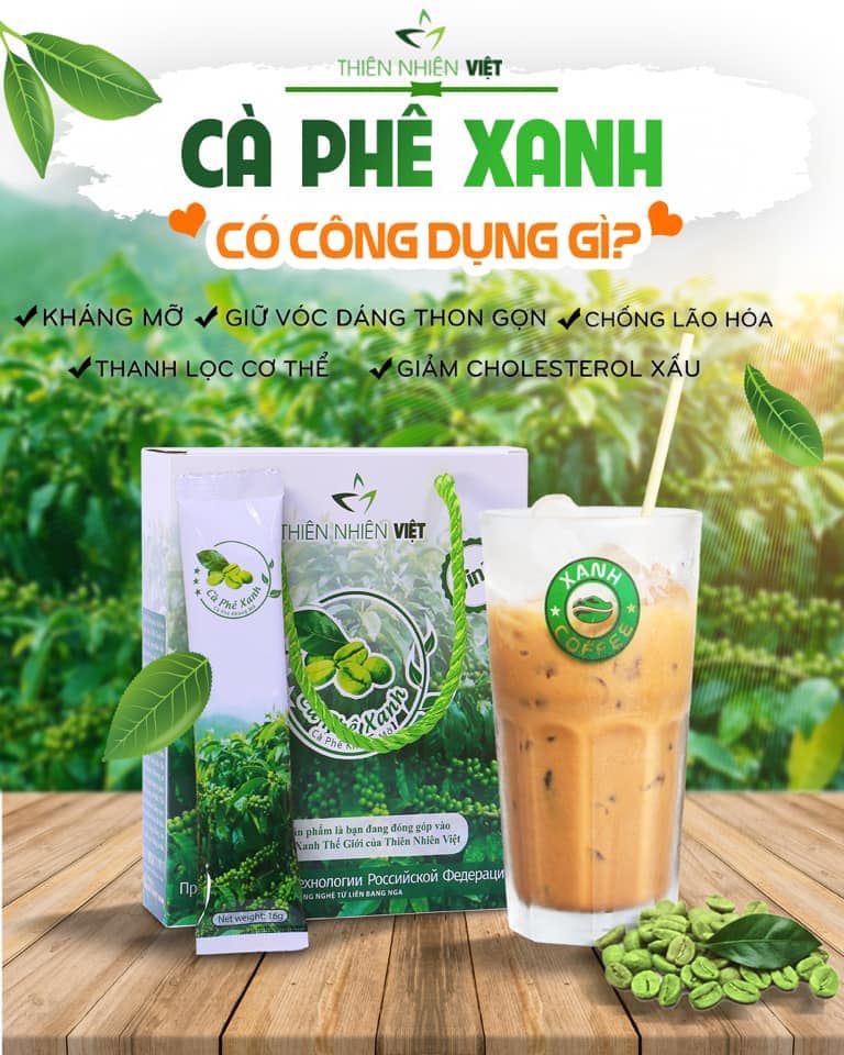 Combo 2 hộp Cafe Xanh kháng mở Combo 2 hộp Cafe Xanh kháng mở