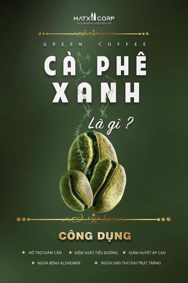 Combo 2 hộp Cafe Xanh kháng mở Combo 2 hộp Cafe Xanh kháng mở