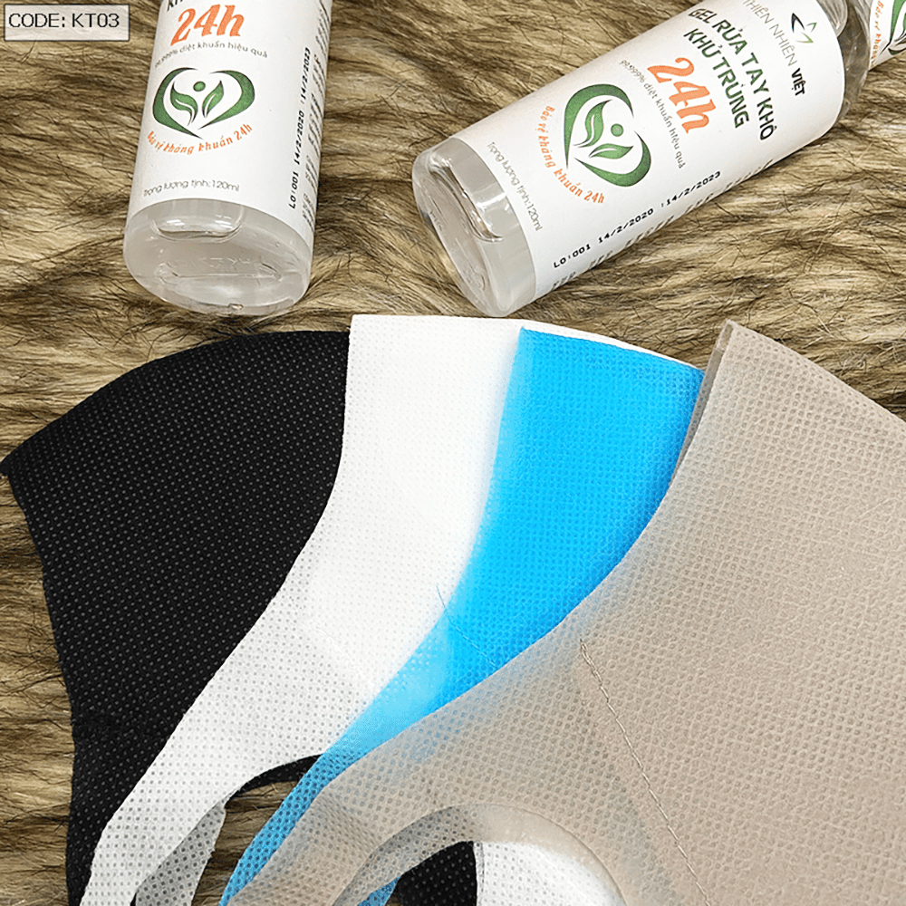 Xưởng sỉ khẩu trang vải thun, vải không dệt 3 lớp chất lượng tốt - Hàng đẹp sản xuất tại Việt Nam
