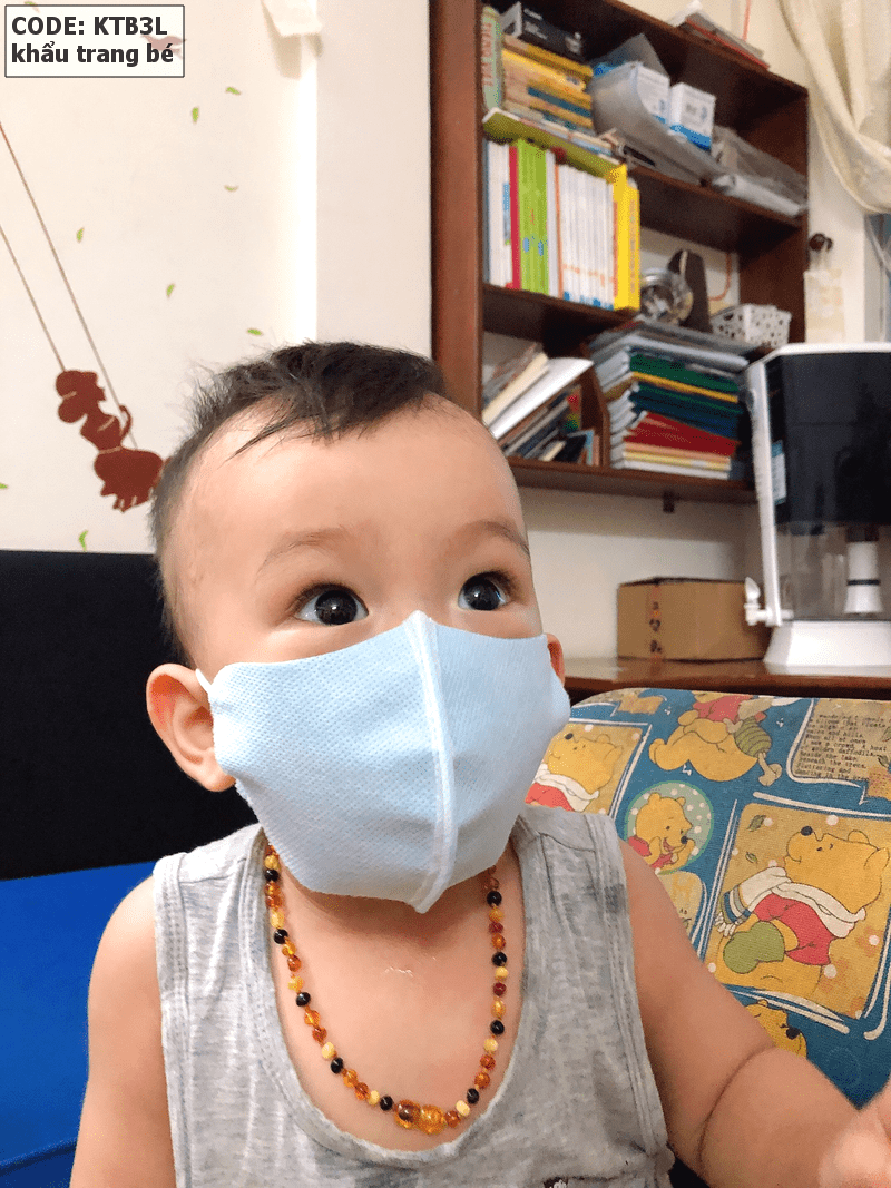 Xưởng sỉ khẩu trang vải không dệt 3 lớp cho trẻ em