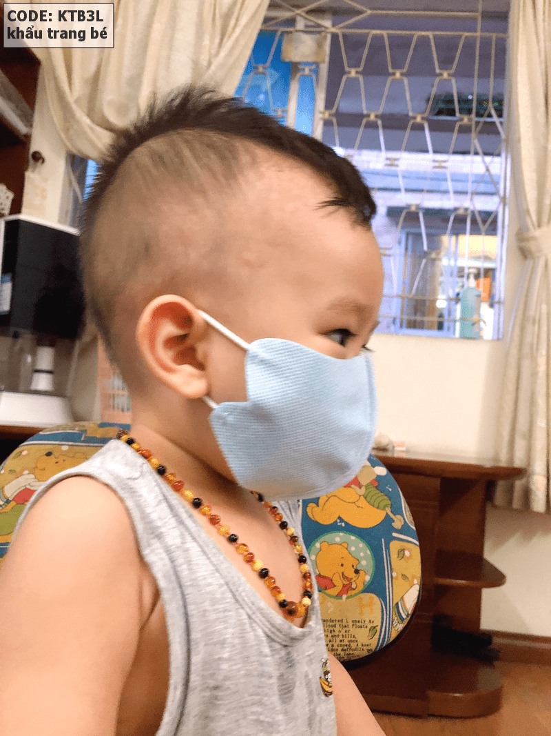 Sỉ khẩu trang vải trẻ em không dệt 3 lớp