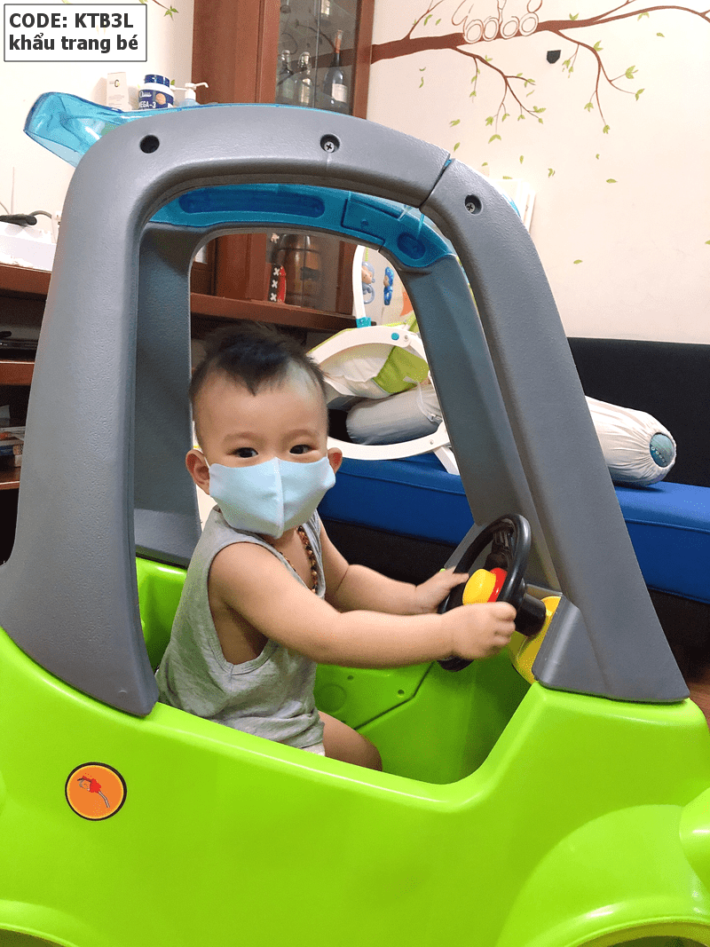 Sỉ khẩu trang vải trẻ em không dệt 3 lớp