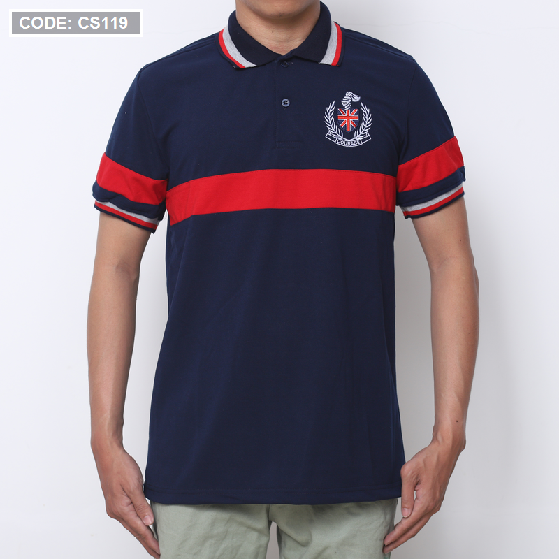 12257-img-1955-1.png Áo Thun Nam Có Cổ Vải Cá Sấu Thêu Logo Cổ Phối - CS119