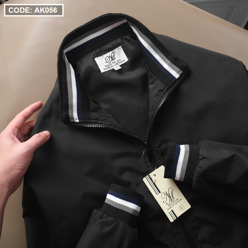 12981-0445446875-z3462364542913-06f50ca8c754b126c440c1274aac2077-6.png Áo Khoác Dù Nam 2 Lớp Cổ Trụ Phối Sọc - AK056