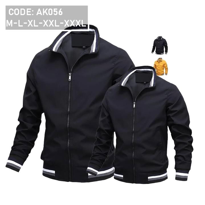 12981-z2046573818168-5fde6742a86c7025172206c7e2bd612f-result-9.jpg Áo Khoác Dù Nam 2 Lớp Cổ Trụ Phối Sọc - AK056