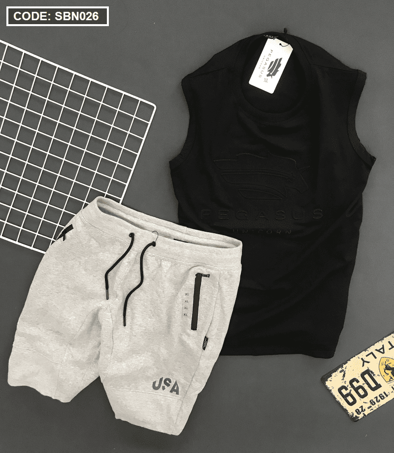 Buôn sỉ set bộ nam áo ba lỗ quần short 26 Buôn sỉ set bộ nam áo ba lỗ quần short 26