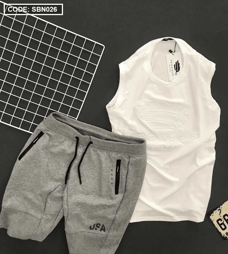 Buôn sỉ set bộ nam áo ba lỗ quần short 26 Buôn sỉ set bộ nam áo ba lỗ quần short 26