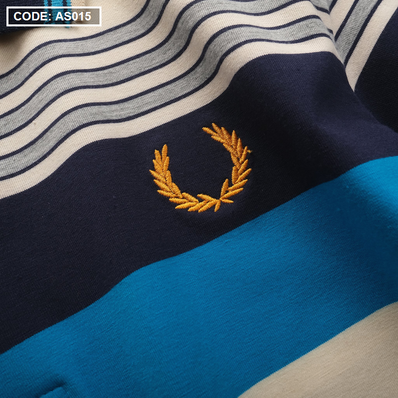 Áo Thun Sọc Polo Nam Cotton Logo Hoàng Gia