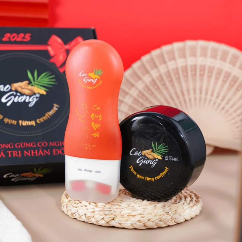 Cao Gừng Tan Mỡ Bụng Thiên Nhiên Việt 250g Phiên Bản 2025 - Tặng Cao Gừng Nghệ Đỏ Cao Gừng Tan Mỡ Bụng Thiên Nhiên Việt 250g Phiên Bản 2025 - Tặng Cao Gừng Nghệ Đỏ