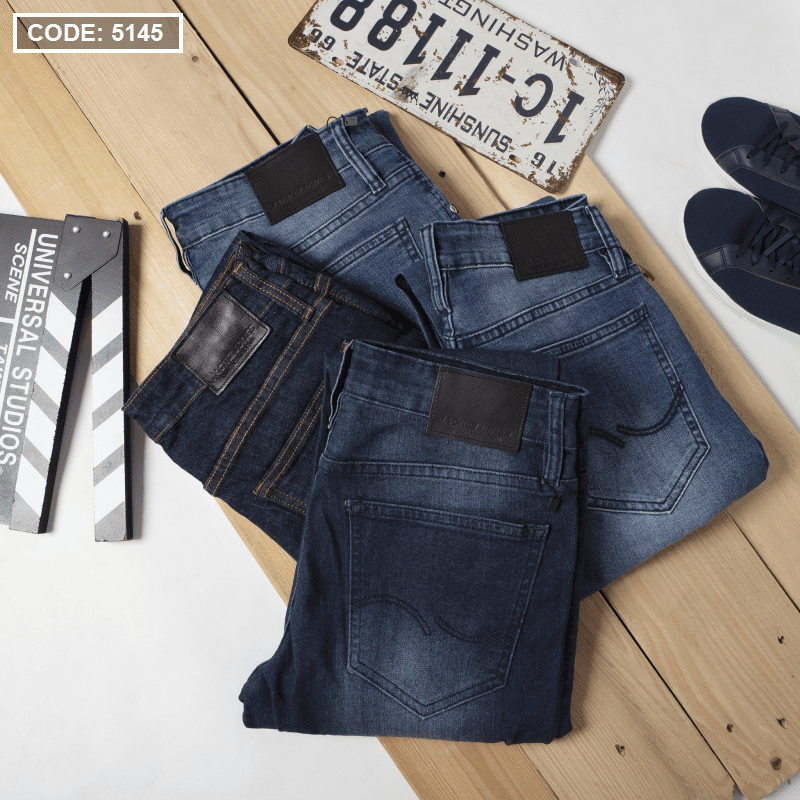 Quần jean nam 5145 ống ôm form slim fit có size 36 Quần jean nam 5145 ống ôm form slim fit có size 36
