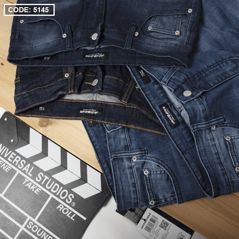 Quần jean nam 5145 ống ôm form slim fit có size 36 Quần jean nam 5145 ống ôm form slim fit có size 36