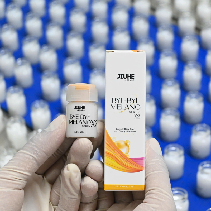 Giá sỉ serum Giảm Thâm Jiuhe Bye-Bye Melano x2 5ml Giá sỉ serum Giảm Thâm Jiuhe Bye-Bye Melano x2 5ml