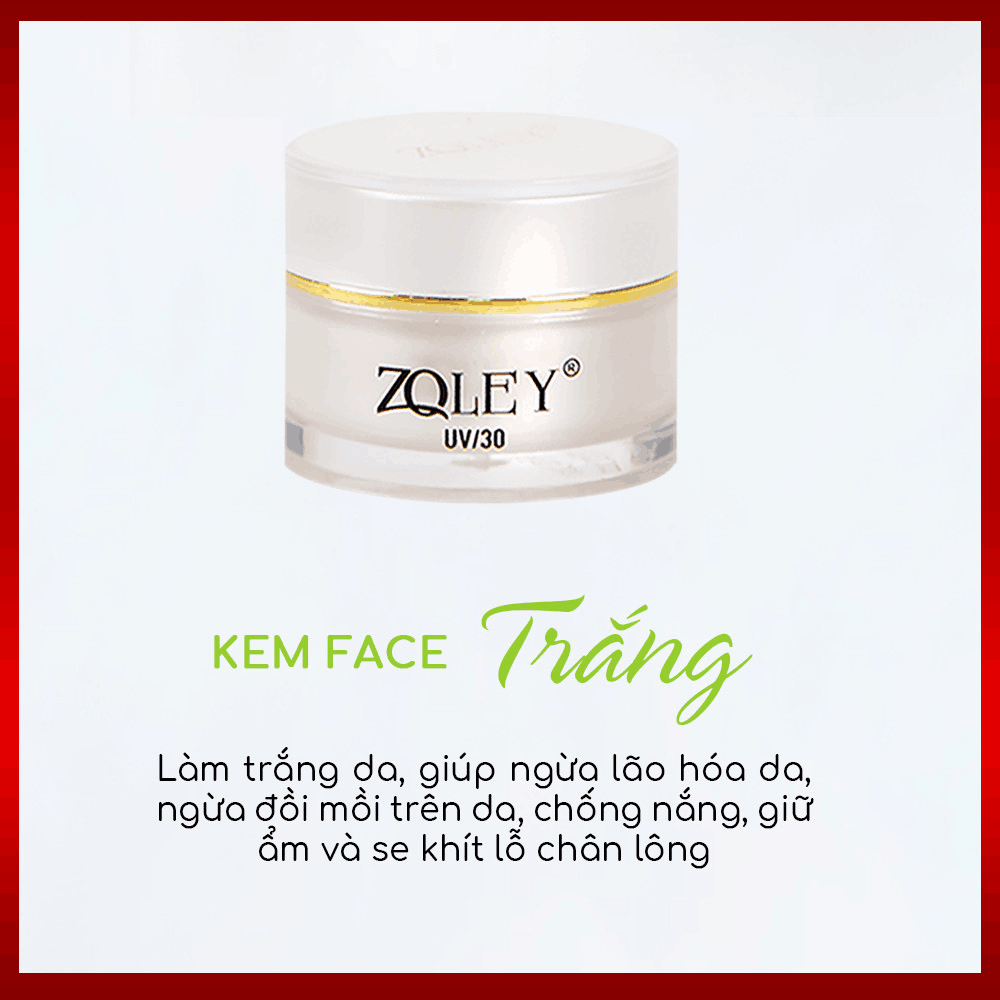 Kem Face Zoley Trắng Dưỡng Trắng Da