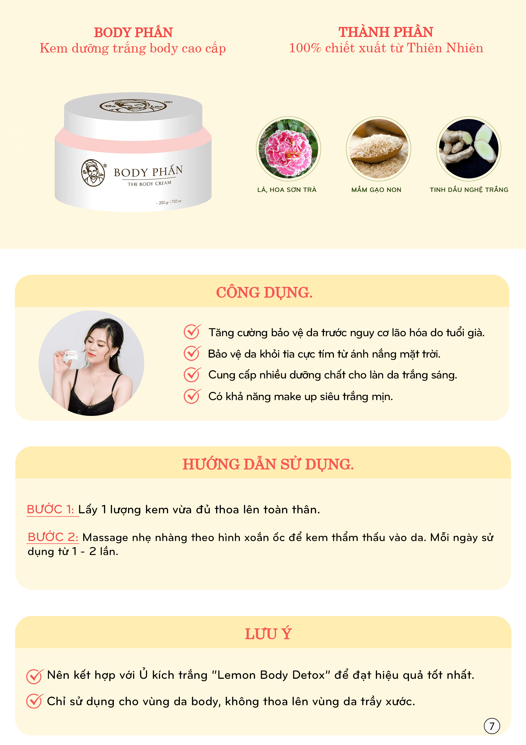 Kem body phấn Mỹ Phẩm Bà Lão Kem body phấn Mỹ Phẩm Bà Lão