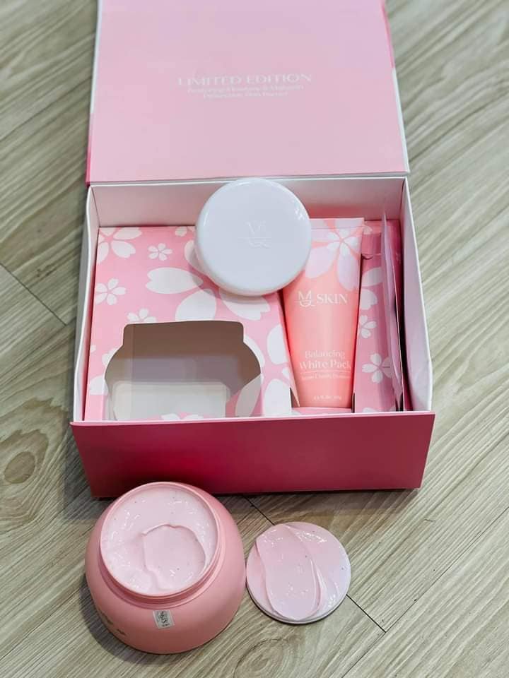 Bộ sản phẩm dưỡng trắng da hoa anh đào MQSkin hàng chính hãng Bộ sản phẩm dưỡng trắng da hoa anh đào MQSkin hàng chính hãng