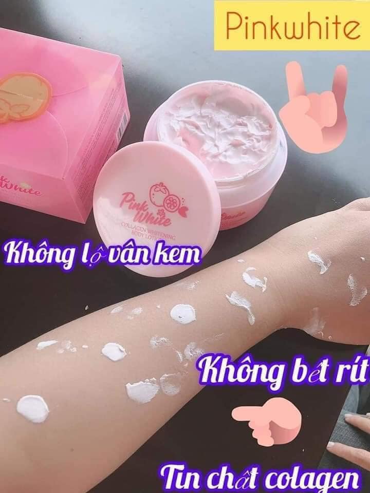 Kem body Pink White Collagen