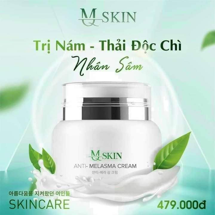 Kem Thải Chì Nhân Sâm MQ Skin làm mờ thâm nám tàn nhang chính hãng