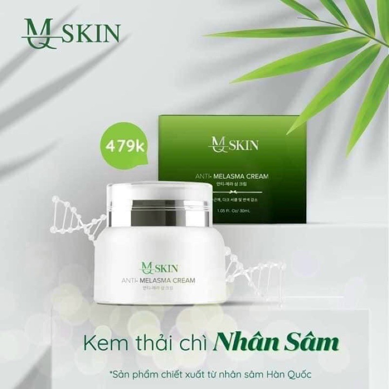 Kem Thải Chì Nhân Sâm MQ Skin làm mờ thâm nám tàn nhang chính hãng