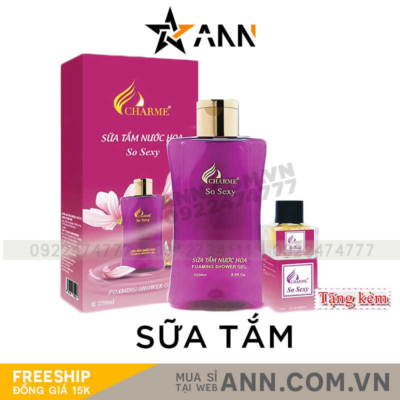 14693-51a.png Sữa Tắm Nước Hoa Charme So Sexy 250ml - 8936194690296