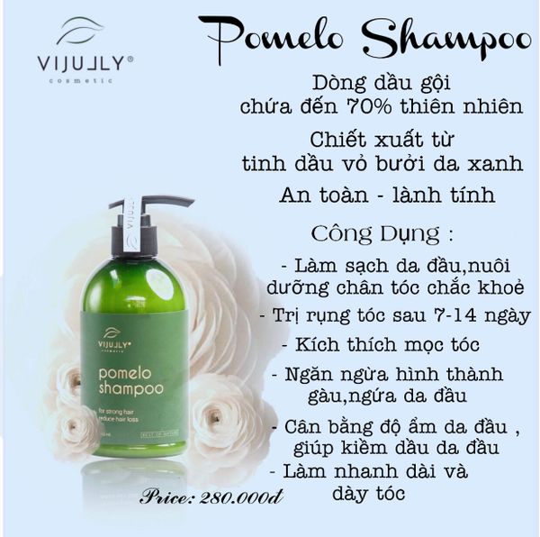 Dầu gội tinh dầu bưởi ViJully