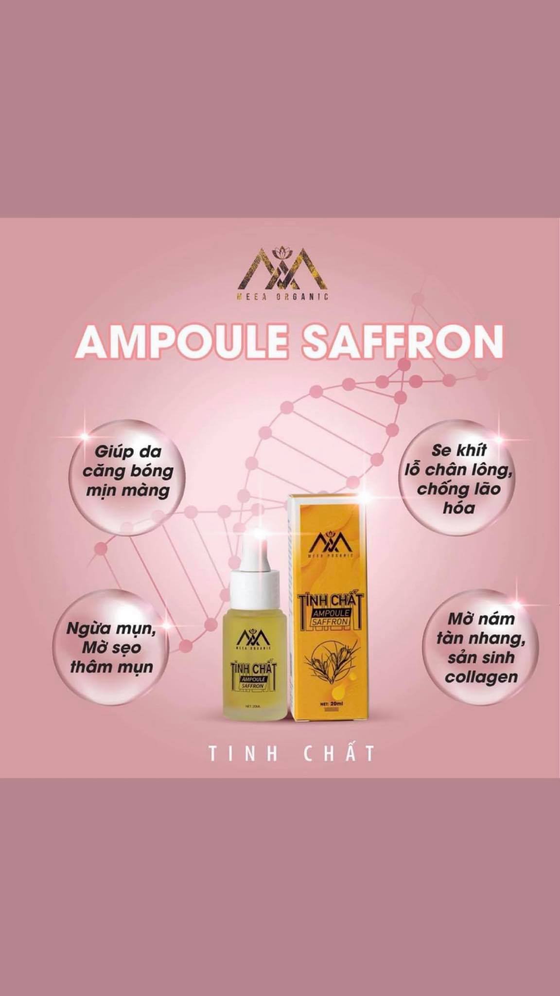 Serum Ampoule Saffron MeeA Organic