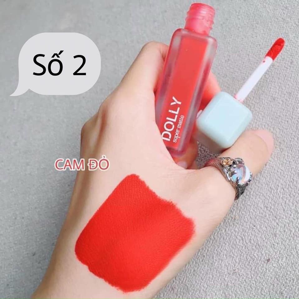 Son kem lì Dolly Super Matte (mua 1 tặng 1)