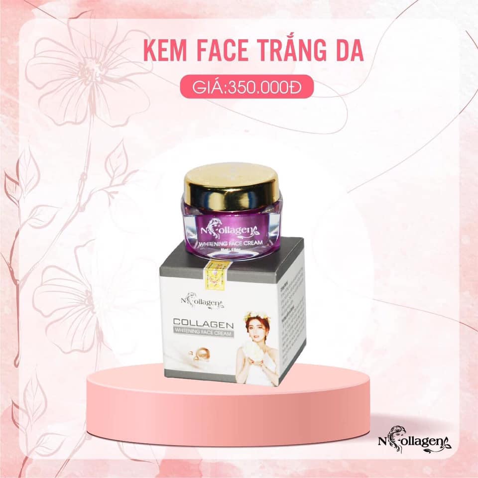 Shop sỉ kem Face Tím N Collagen Làm Sáng Da Giảm Thâm Nám