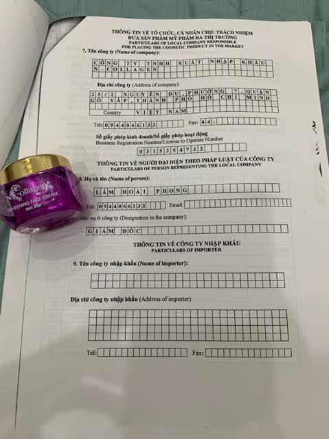 Shop sỉ kem Face Tím N Collagen Làm Sáng Da Giảm Thâm Nám