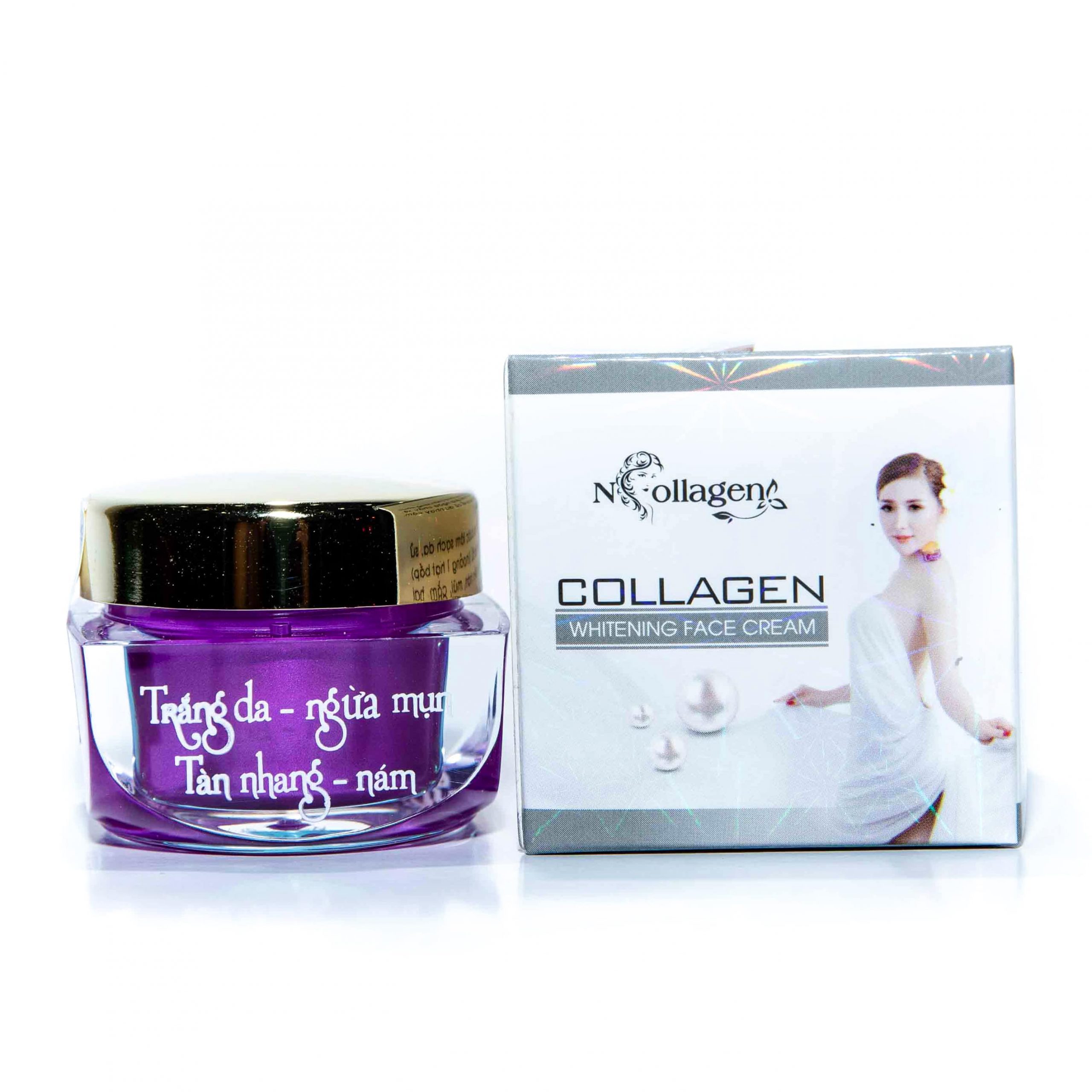 Shop sỉ kem Face Tím N Collagen Làm Sáng Da Giảm Thâm Nám