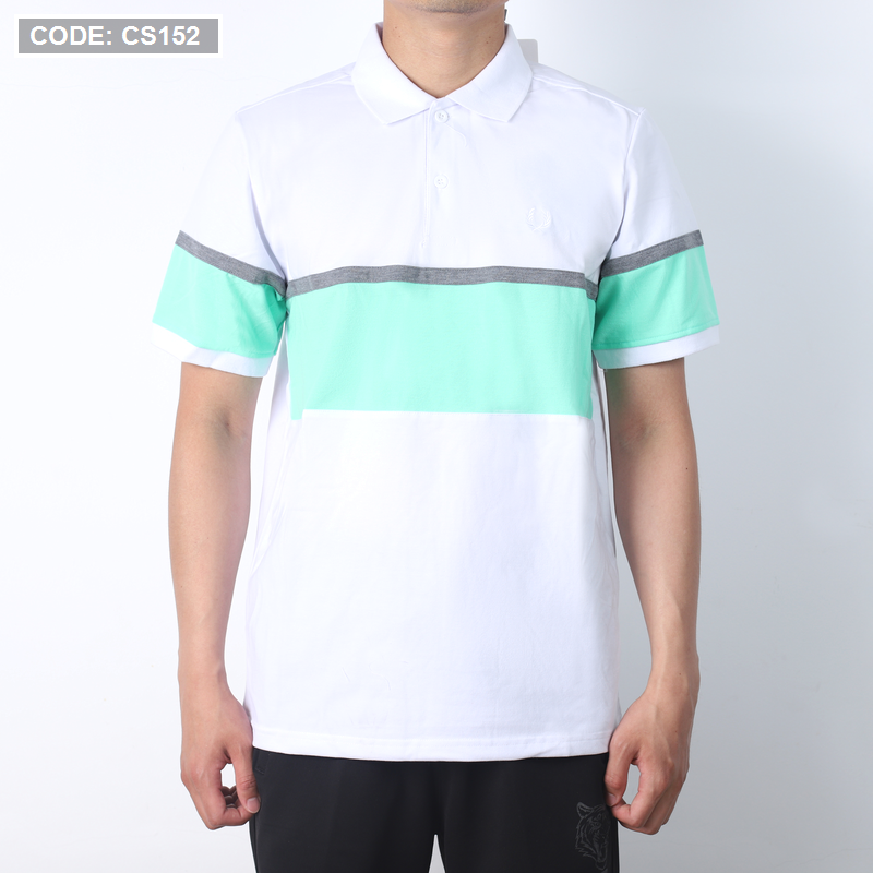 Nguồn sỉ áo Thun Nam Có Cổ Tay Ngắn Phối Sọc Nguồn sỉ áo Thun Nam Có Cổ Tay Ngắn Phối Sọc