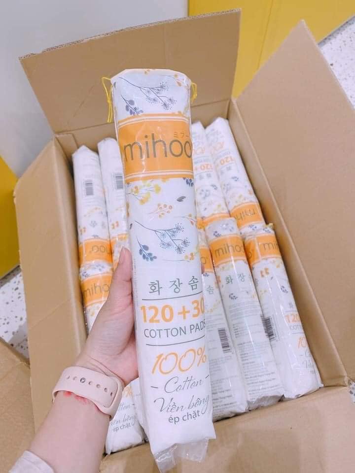 15306-192061769-2985972361622440-6658944374541972857-n-2.jpg Bông Tẩy Trang Mihoo 150 Miếng - 8936112021119