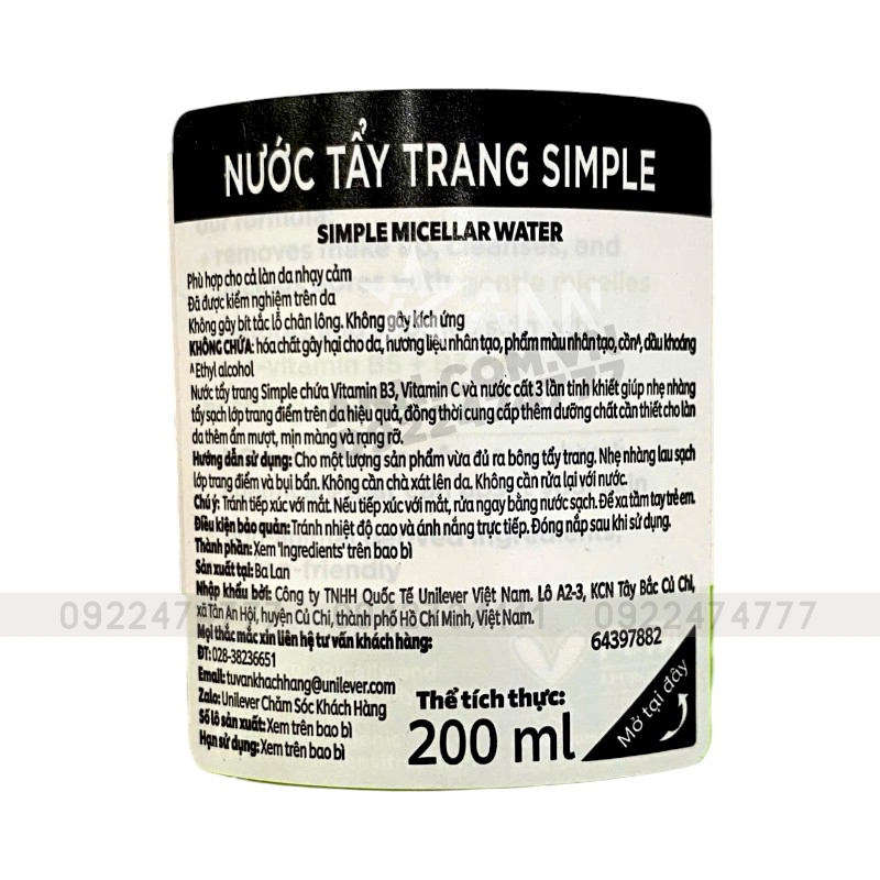 15462_tt-simple-tem-photoroom_20240924123211.jpg Nước Tẩy Trang Simple Kind To Skin Micellar Cleansing Water 200ml - 8712561669825