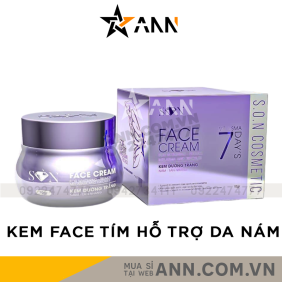 Kem Face SON Màu Tím Giúp Giảm Thâm Nám - 8938532048059