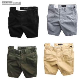 Quần Short Kaki Co Giãn Phối Nút Cao Cấp (Có Size 36) - QB383