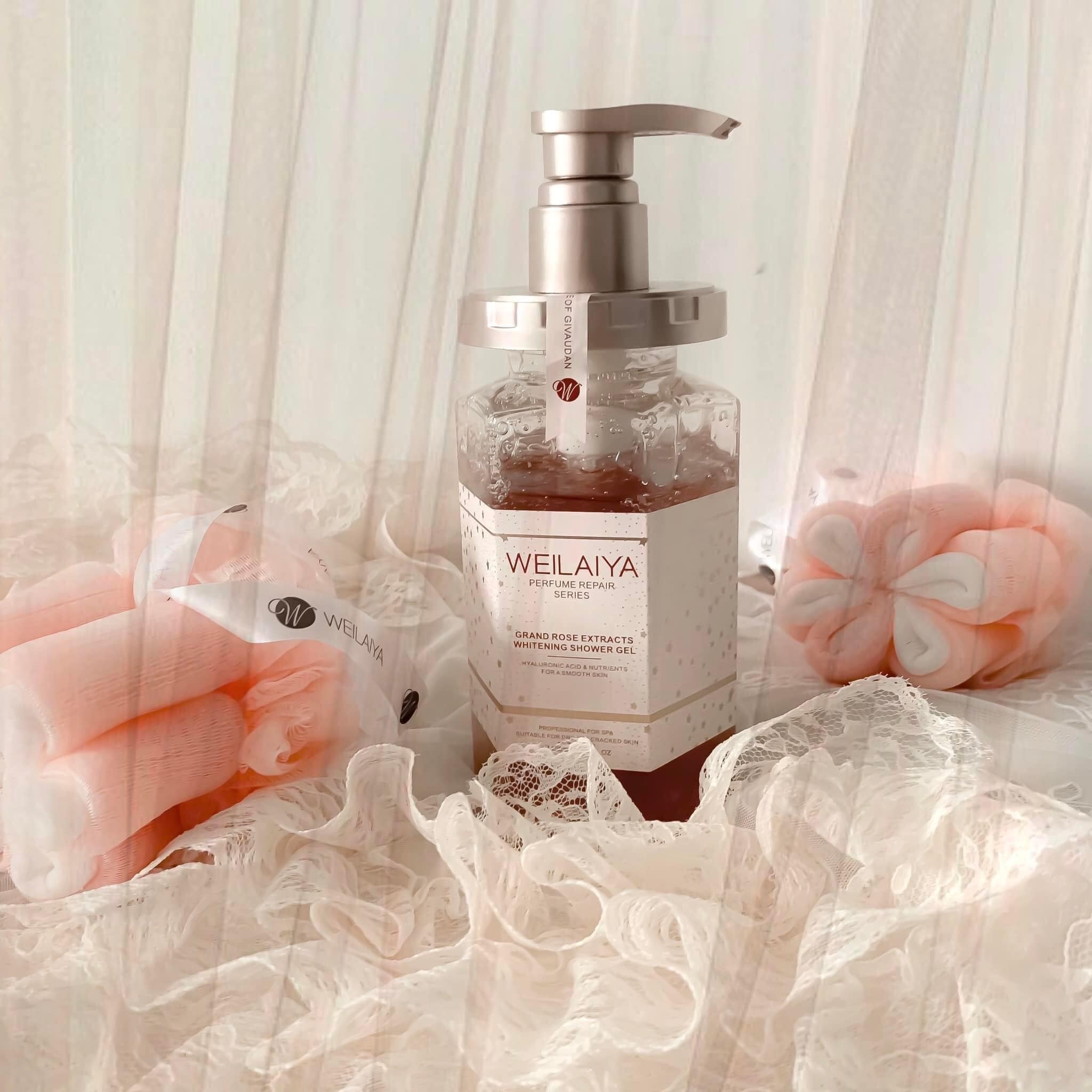 15878-269724645-1391725614576315-6391540662448212383-n-5.jpg Sữa Tắm Trắng Da Cánh Hoa Hồng Weilaiya Damask 450ml Chính Hãng - 6971025880783