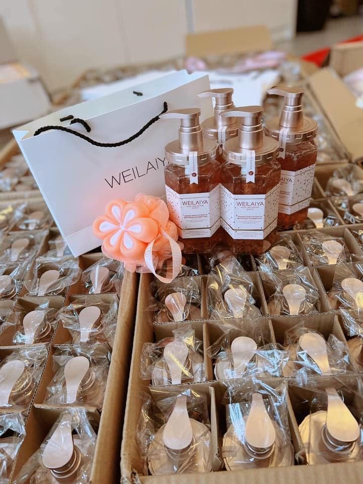 15878-270177160-3020385164892226-2933933829921880600-n-5.jpg Sữa Tắm Trắng Da Cánh Hoa Hồng Weilaiya Damask 450ml Chính Hãng - 6971025880783