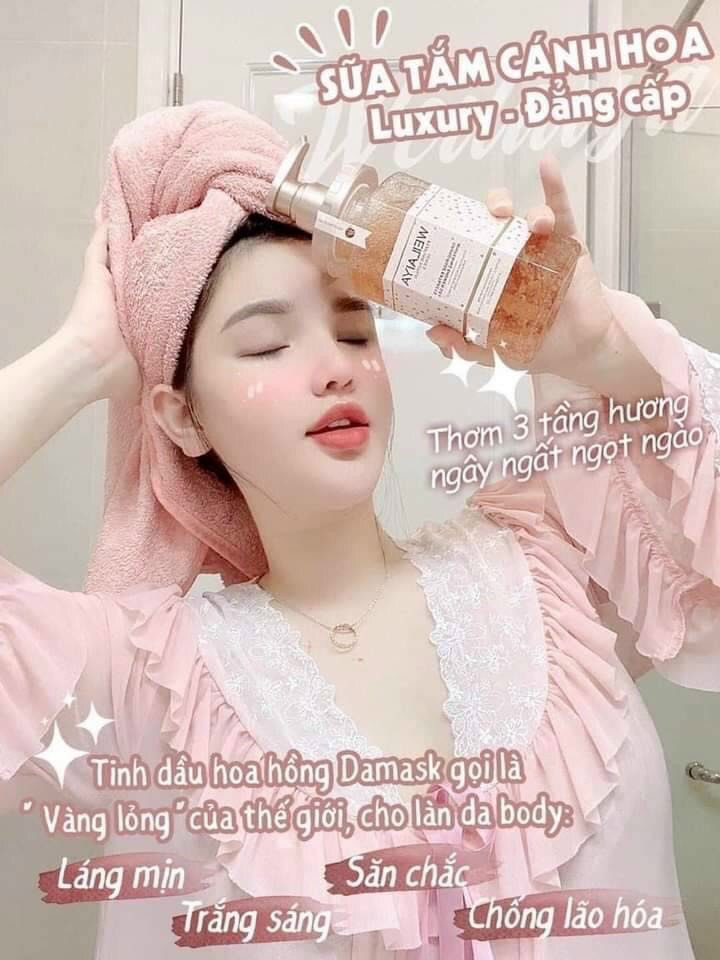 15878-z3125215703029-275d906310faeb42061e9159b7689ca8-5.jpg Sữa Tắm Trắng Da Cánh Hoa Hồng Weilaiya Damask 450ml Chính Hãng - 6971025880783