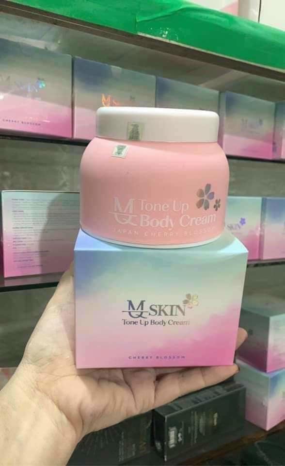 Kem Body Hoa Anh Đào Tone Up Body Cream MQ Skin Chính Hãng Kem Body Hoa Anh Đào Tone Up Body Cream MQ Skin Chính Hãng