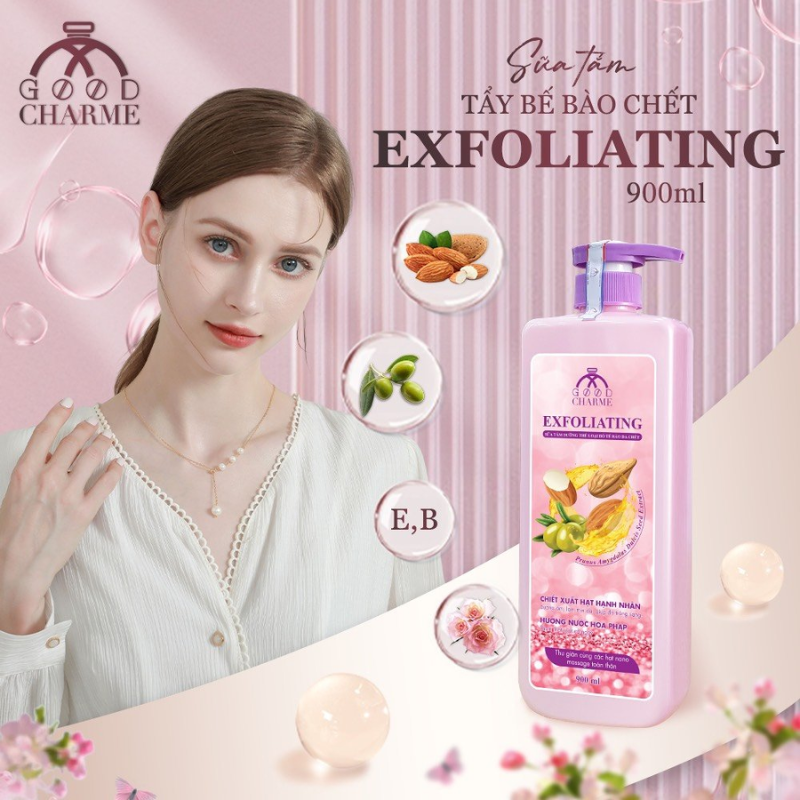 16130_4_20250913173527-3.png Sữa Tắm Cho Nữ Tẩy Tế Bào Da Chết Charme Exfoliating Hạt Hạnh Nhân Hương Nước Hoa Pháp 900ml - 8936194691552