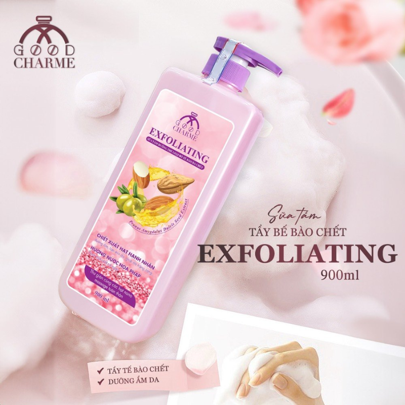 16130_5_20250913173528-3.png Sữa Tắm Cho Nữ Tẩy Tế Bào Da Chết Charme Exfoliating Hạt Hạnh Nhân Hương Nước Hoa Pháp 900ml - 8936194691552