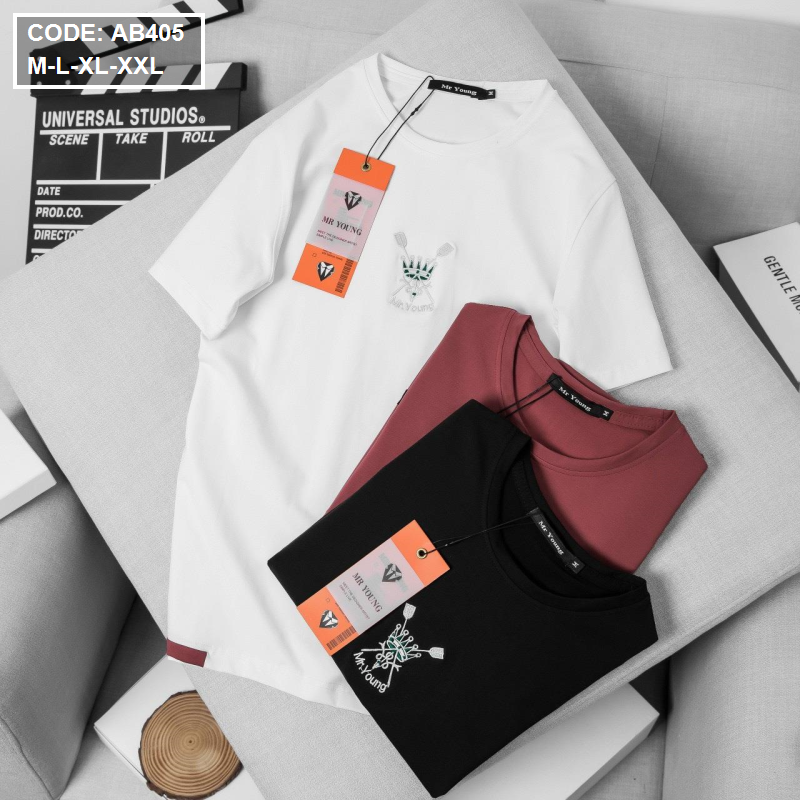 16242-z3270016651443-3ba648f4f9c483293ce00e99941b5963-3.png Áo Thun Nam Cổ Tròn Thêu Logo Thun Quảng Châu - AB405